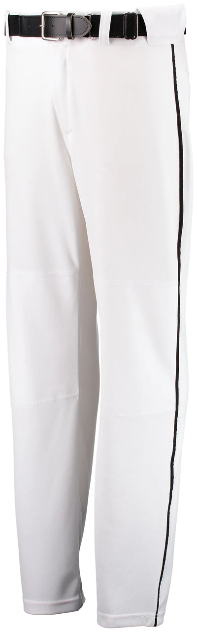 Step Up to the Plate in Style with Russell Team Youth Open Bottom Piped Baseball Pant