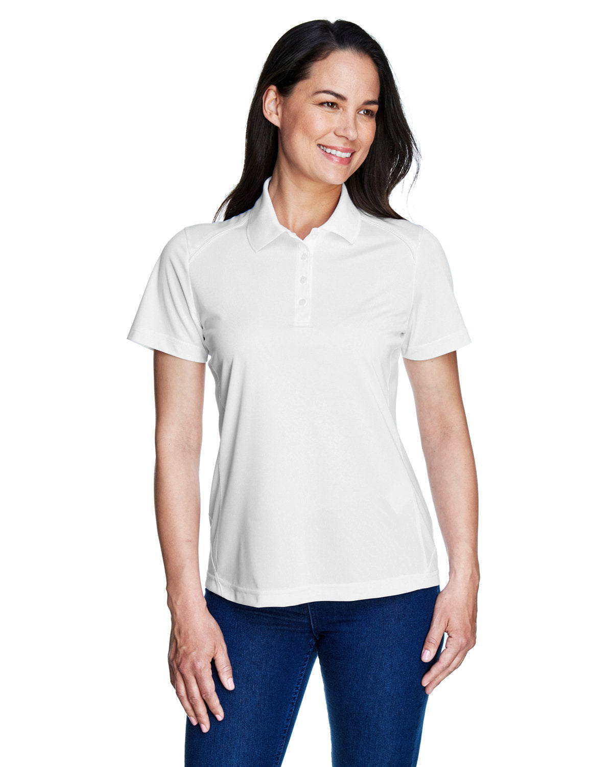 Ladies' Extreme Eperformance Shield Polo Shirt: Uncompromising Style