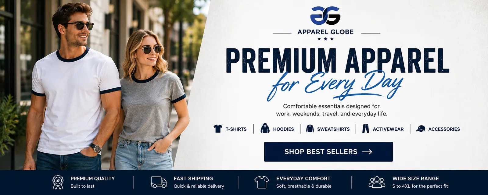 Premium apparel for every day — shop best sellers