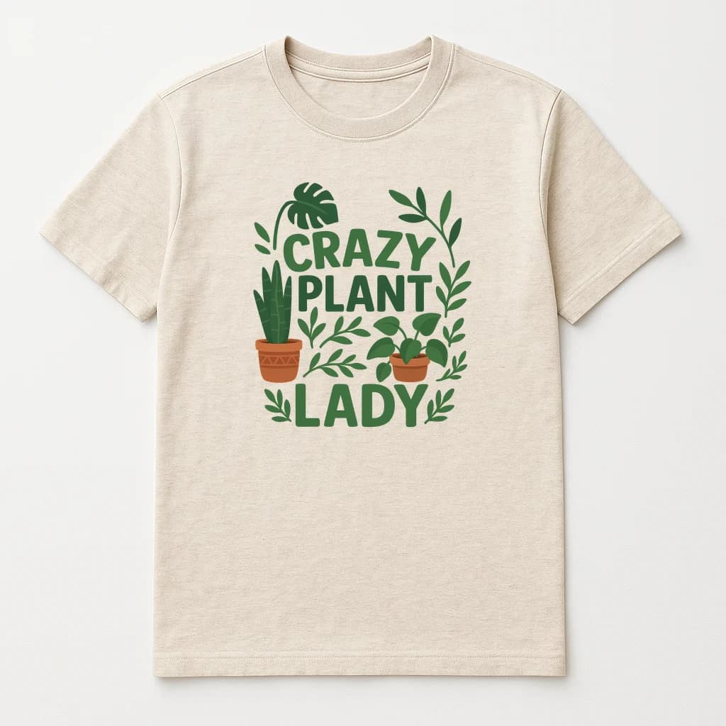 Crazy Plant Lady T-Shirt