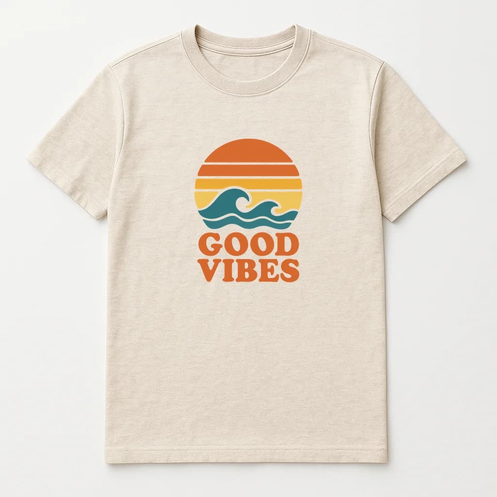 Good Vibes Retro T-Shirt