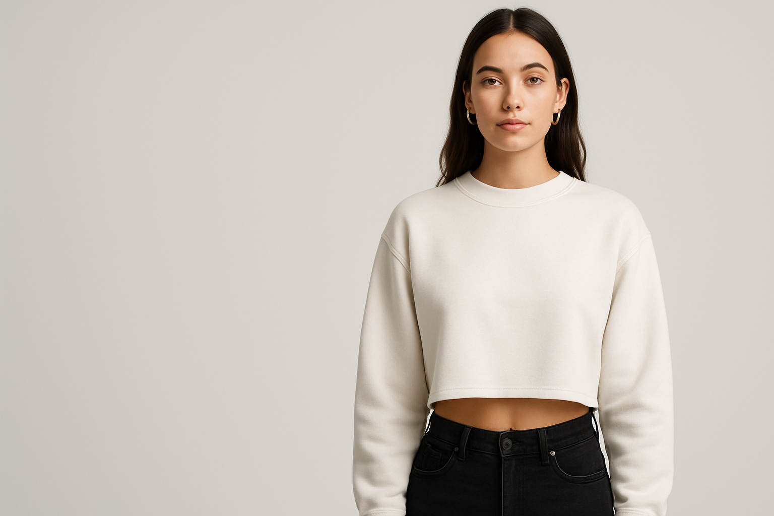 Crop Sweatshirts & Hoodies