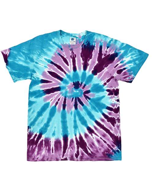 Colortone Unisex Multi-Color Tie-Dyed T-Shirt. 1000