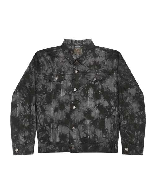Colortone Unisex Tie-Dyed Denim Jacket. 9050