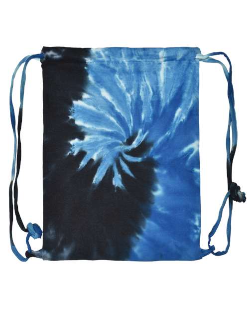 Colortone Tie-Dyed Drawstring Bag. 9500