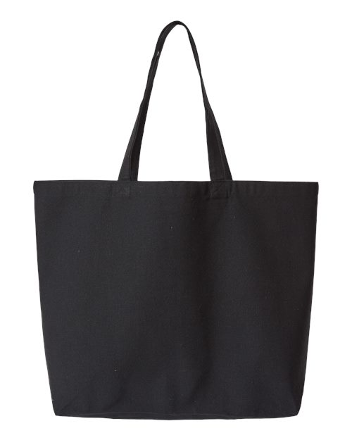OAD Jumbo Recycled Midweight Gusseted Canvas Tote. OAD108R