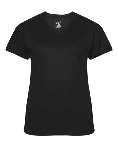 Badger Women's Ultimate SoftLock™ V-Neck T-Shirt. 4062