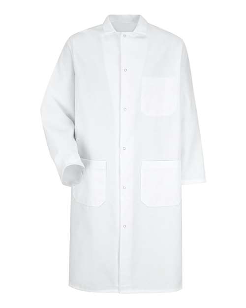 Red Kap Unisex Gripper - Front Butcher Frock - Interior Chest Pocket. 4004