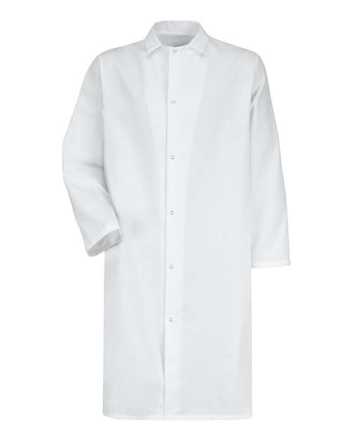 Red Kap Unisex Gripper - Front Butcher Frock - No Pockets. 4006