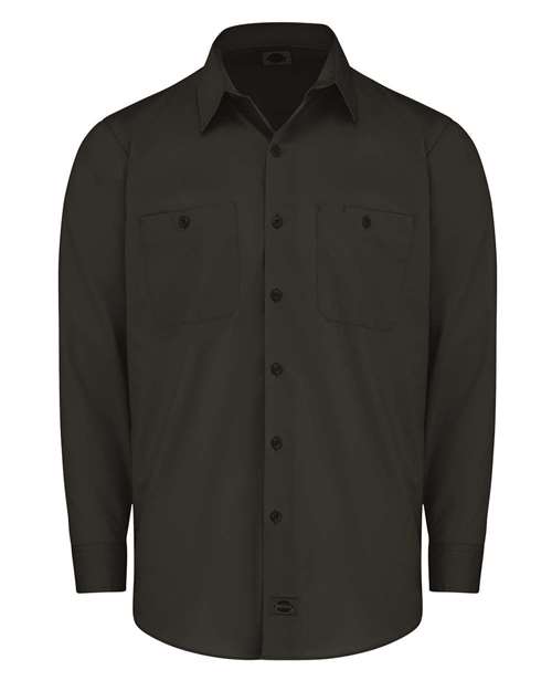 Dickies Men's Tall Industrial Worktech Ventilated Long Sleeve Work Shirt. LL51T
