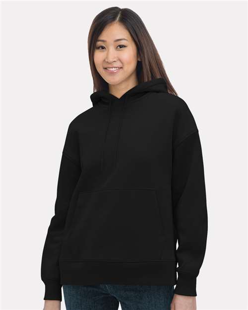 Bayside Women's USA-Made Hooded Sweatshirt. 7760