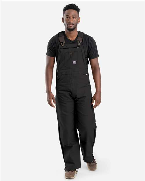 Berne Apparel Men's Slab Unlined Duck Bib Overall. B1067
