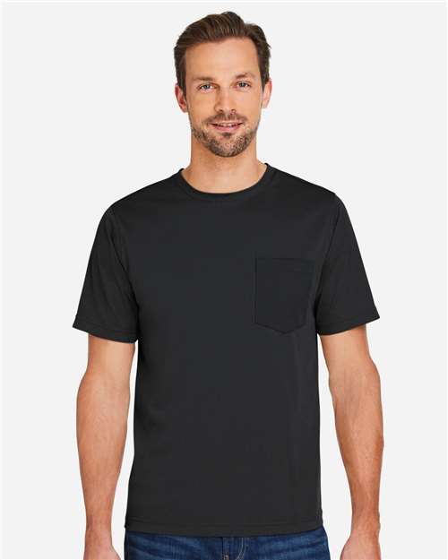 Harriton Unisex Charge Snag and Soil Protect T-Shirt. M118