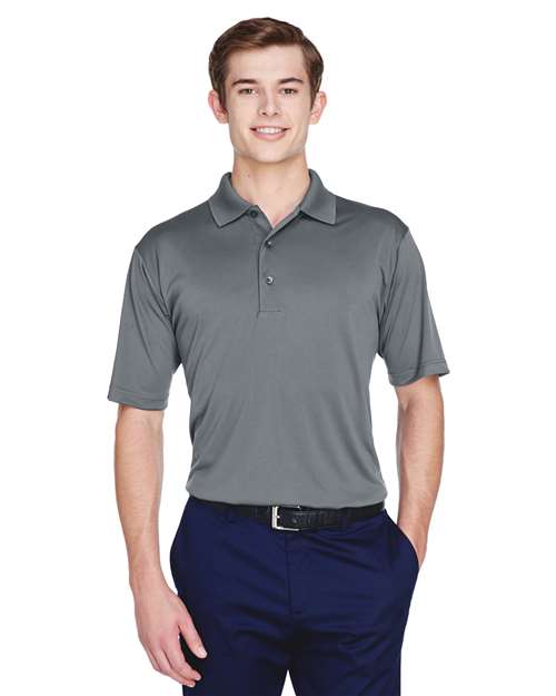 UltraClub Men's Cool & Dry 8-Star Elite Performance Interlock Polo. 8610