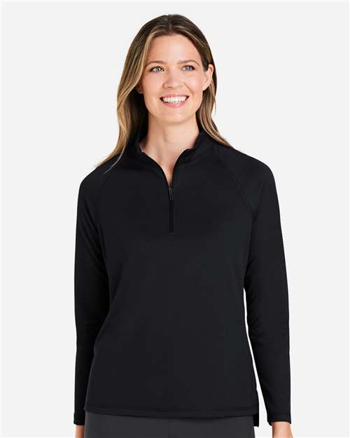 North End Women's Revive Coolcore® Quarter-Zip Pullover. NE410W