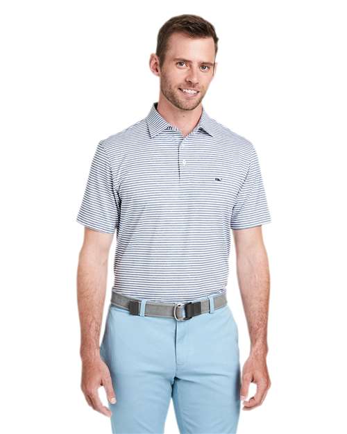 vineyard vines Men's Heathered Winstead Sankaty Polo. G011145