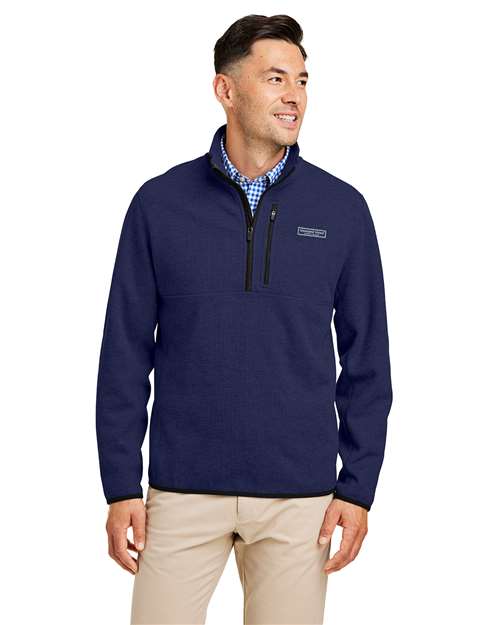 vineyard vines Men's Mountain Sweaterfleece Quarter-Zip Pullover. K004694