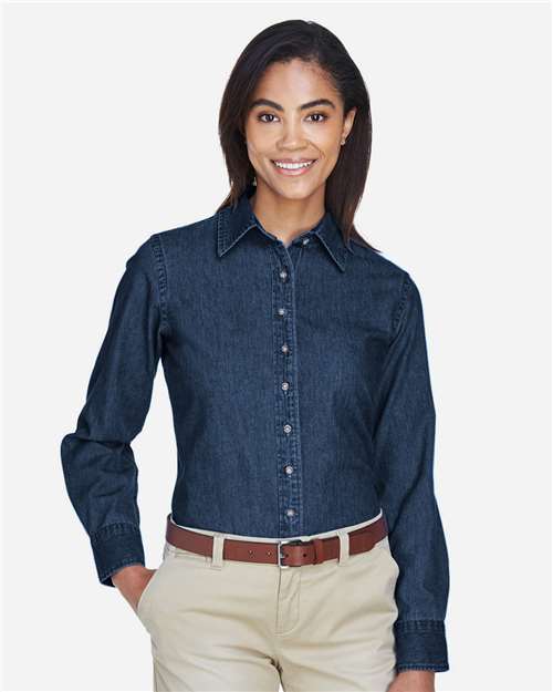 Harriton Women's Denim Shirt. M550W