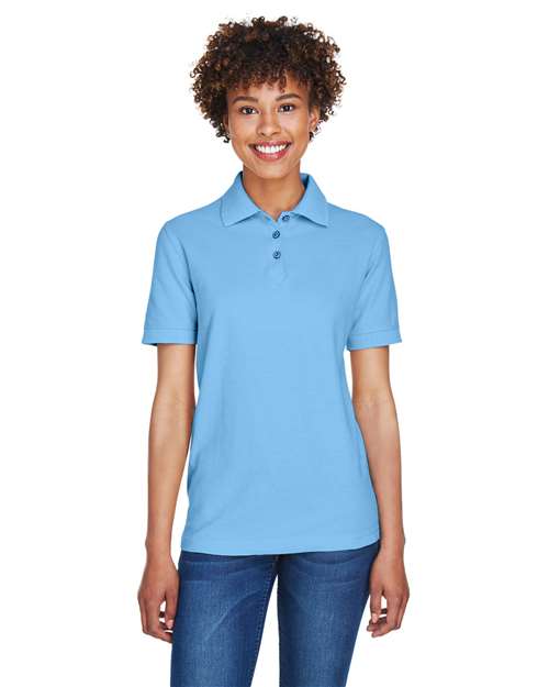 UltraClub Women's Whisper Pique Polo. 8541