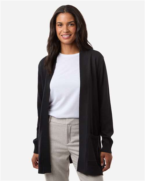 Devon & Jones Women's New Classics Open Cardigan Sweater. DG447W
