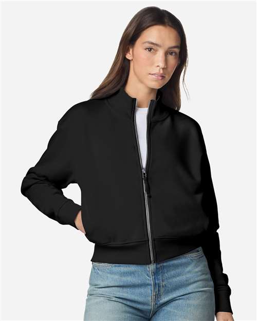 American Apparel Women's French Terry Full-Zip Jacket. FTJ00
