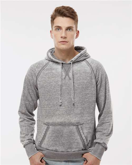 J. America Men's Vintage Zen Fleece Hooded Sweatshirt. 8915