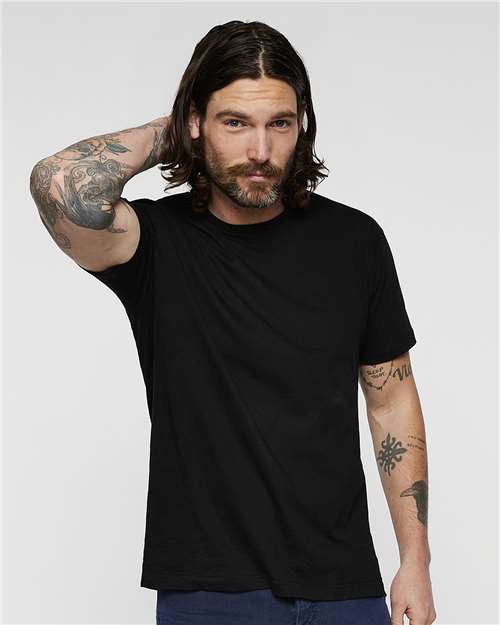 LAT Unisex Fine Jersey Tee. 6901