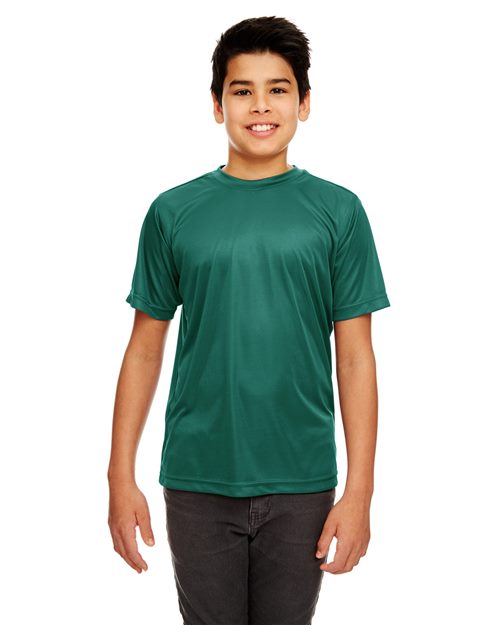 UltraClub Youth Cool & Dry Sport Performance Interlock T-shirt. 8420Y