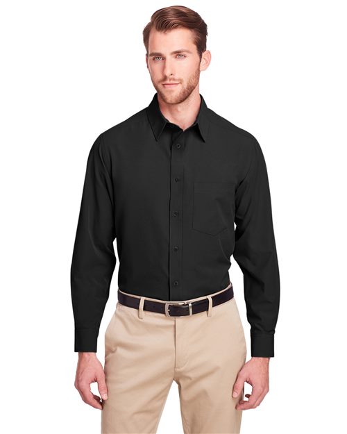 UltraClub Men's Bradley Performance Woven Shirt. UC500