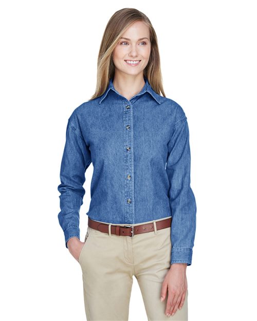 UltraClub Women's Cypress Denim. 8966