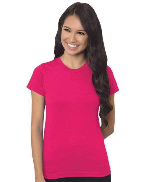 Bayside Women's USA-Made Fine Jersey T-Shirt. 4990