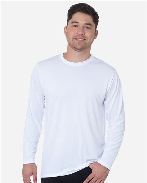 Bayside Unisex USA-Made Performance Long Sleeve T-Shirt. 5360