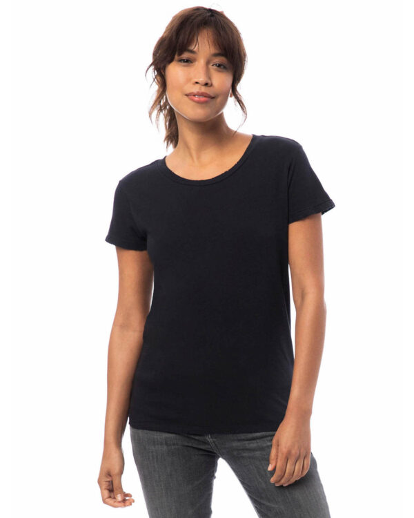 Ladies' Vintage Garment-Dyed Distressed T-Shirt - Apparel Globe