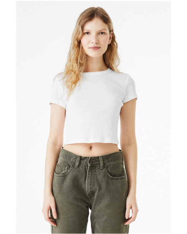 Bella + Canvas Ladies' Micro Ribbed Baby Tee: Chic Comfort and Style - Image 8