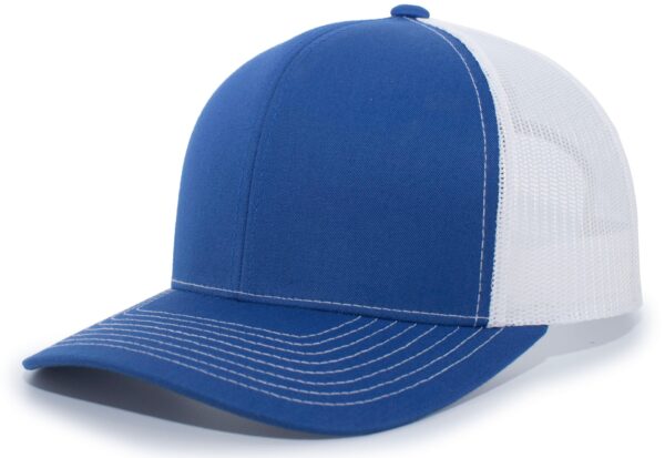 Contrast Stitch Trucker Snapback - Apparel Globe
