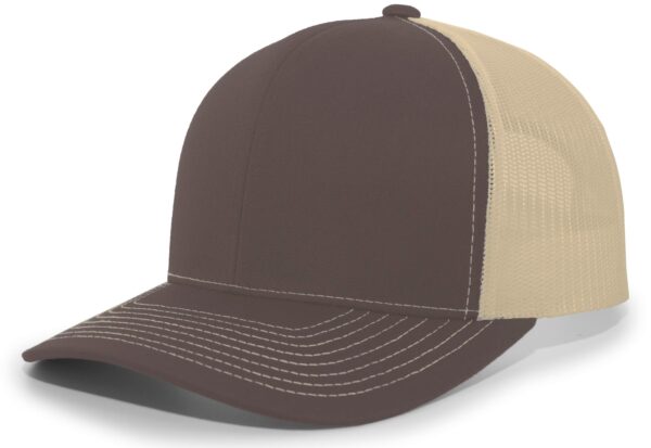 Contrast Stitch Trucker Snapback - Apparel Globe