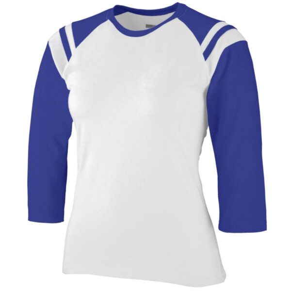 LADIES JUNIOR FIT COTTON/SPANDEX LEGACY TEE - Apparel Globe
