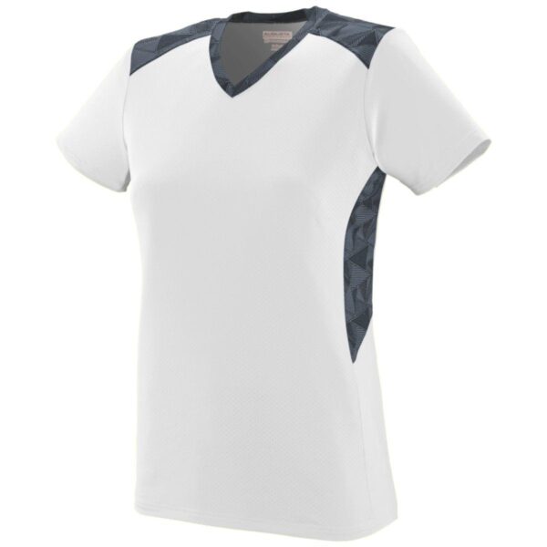 "Augustas Girls Vigorous Jersey: Energize Your Game with Unstoppable Style!" - Apparel Globe