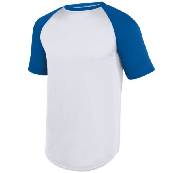 YOUTH WICKING SHORT SLEEVE BASEBALL JERSEY - Apparel Globe