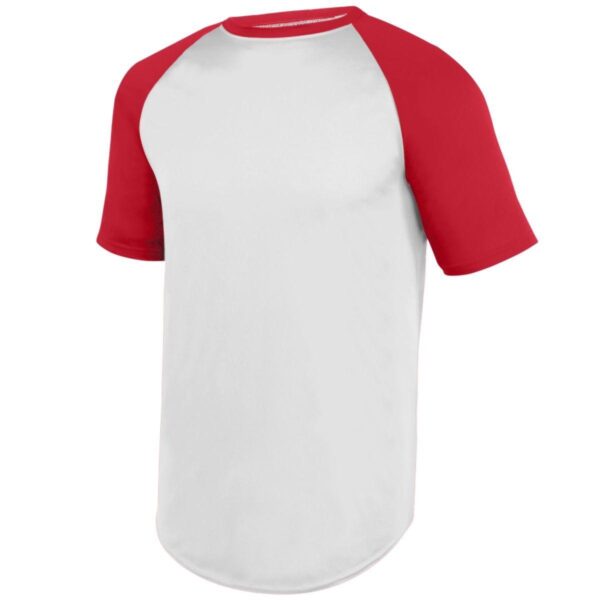 YOUTH WICKING SHORT SLEEVE BASEBALL JERSEY - Apparel Globe
