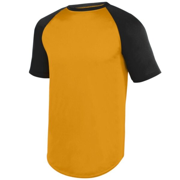 YOUTH WICKING SHORT SLEEVE BASEBALL JERSEY - Apparel Globe