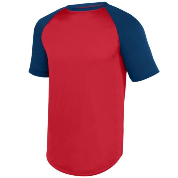 YOUTH WICKING SHORT SLEEVE BASEBALL JERSEY - Apparel Globe