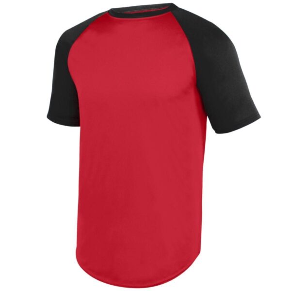 YOUTH WICKING SHORT SLEEVE BASEBALL JERSEY - Apparel Globe