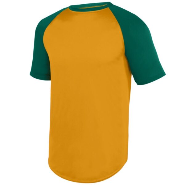YOUTH WICKING SHORT SLEEVE BASEBALL JERSEY - Apparel Globe