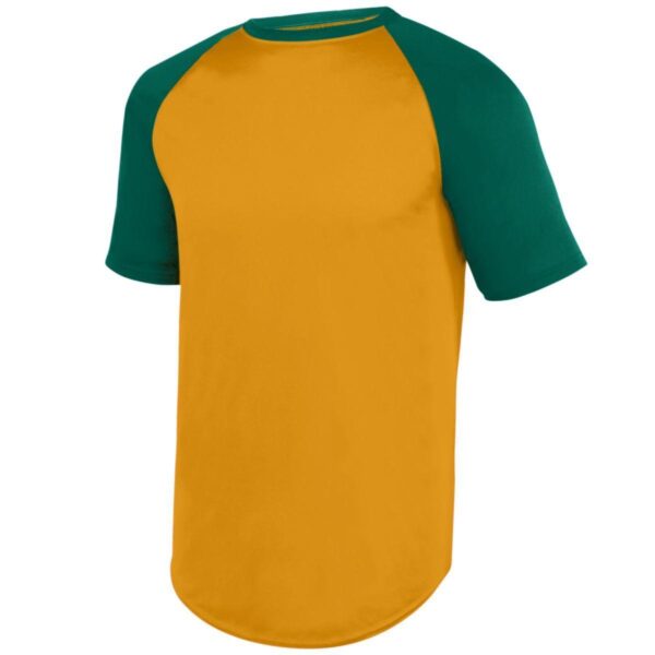YOUTH WICKING SHORT SLEEVE BASEBALL JERSEY - Apparel Globe