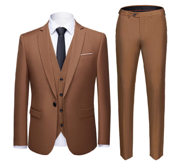 Men s Business Suits Wedding Dress Suit Set - Image 4