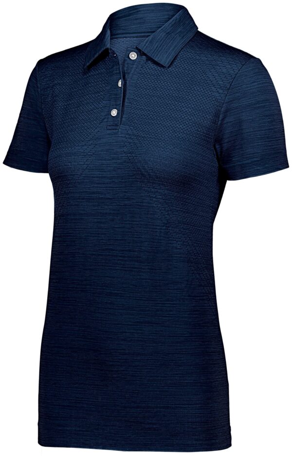 LADIES STRIATED POLO - Apparel Globe
