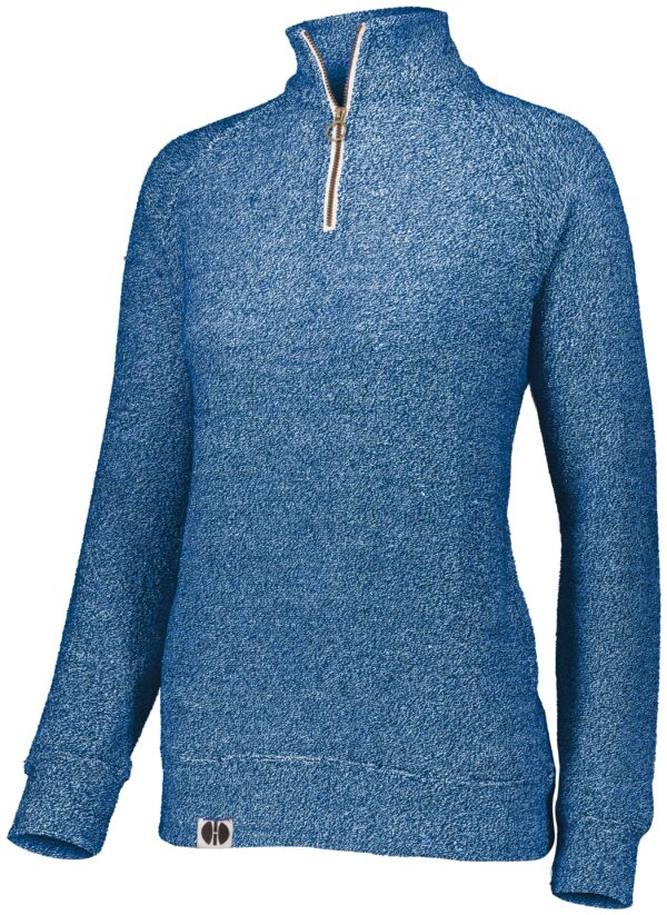 Ladies Cuddly 1/4 Zip Pullover - Apparel Globe