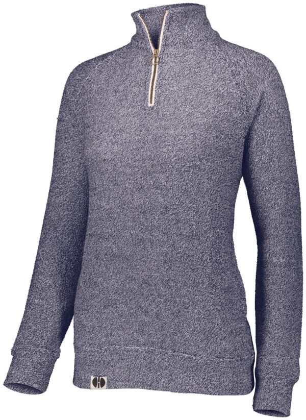 Ladies Cuddly 1/4 Zip Pullover - Apparel Globe