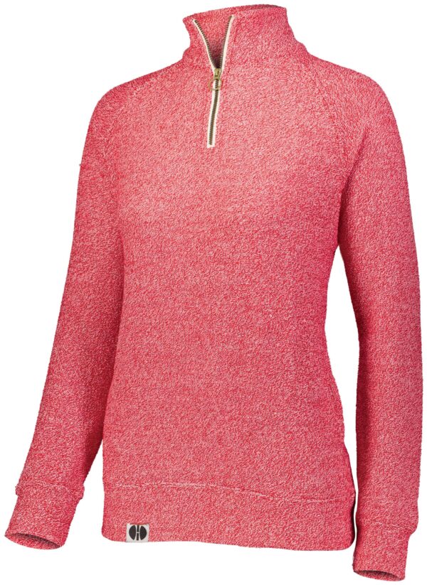 Ladies Cuddly 1/4 Zip Pullover - Apparel Globe
